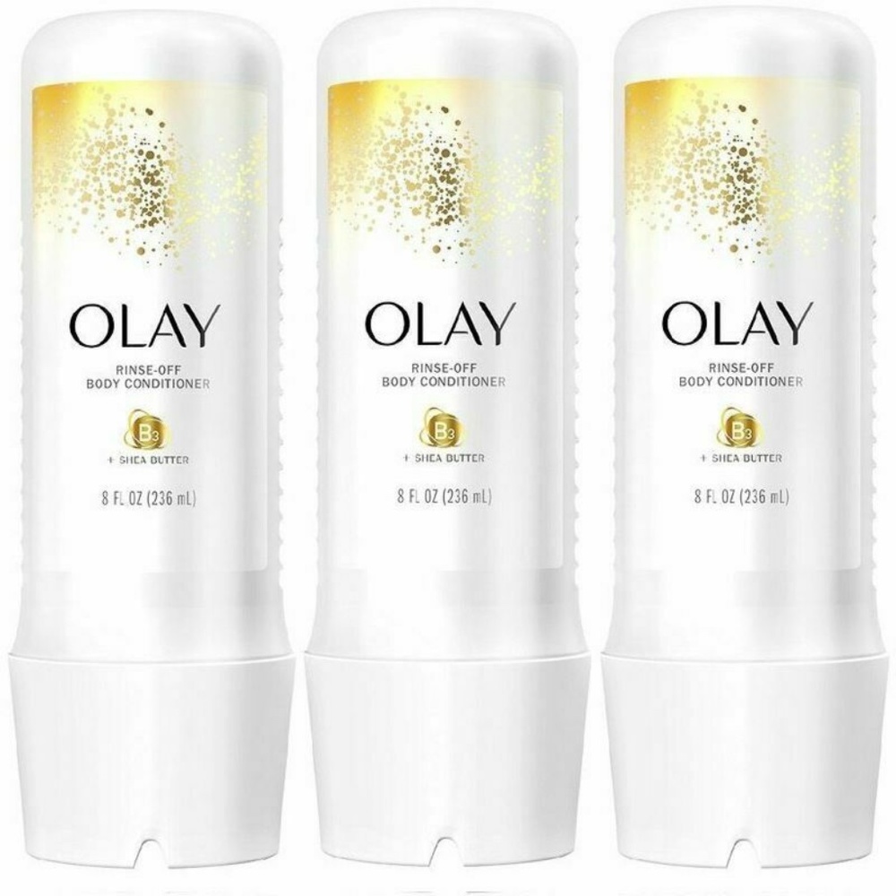 3x Olay Rinse Off Body Conditioner B3 & Shea But